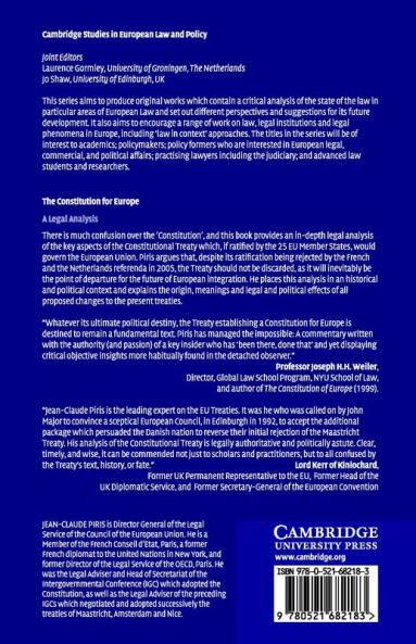 The Constitution for Europe