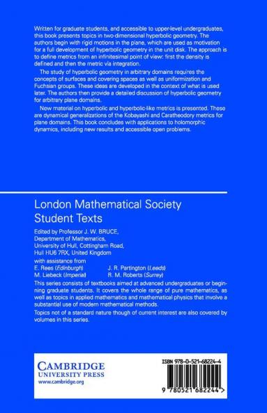Hyperbolic Geometry from a Local Viewpoint