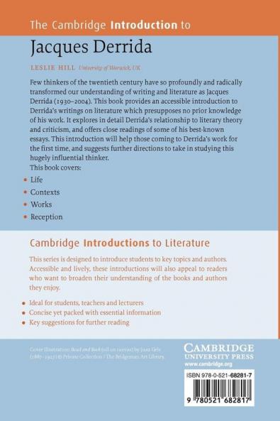 The Cambridge Introduction to Jacques Derrida