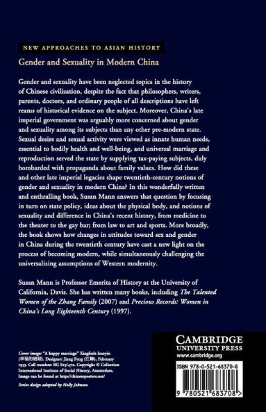 Gender and Sexuality in Modern Chinese History