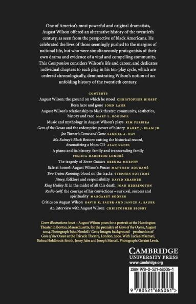The Cambridge Companion to August Wilson