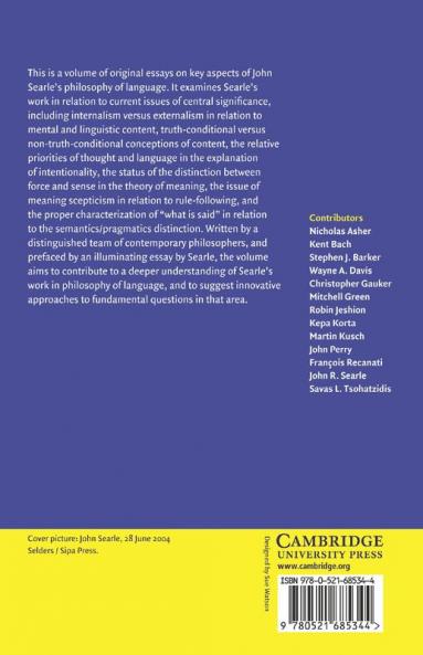 John Searle's Philosophy of Language