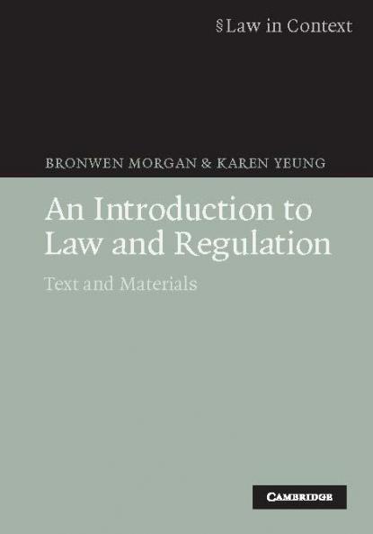 An Introduction to Law and Regulation