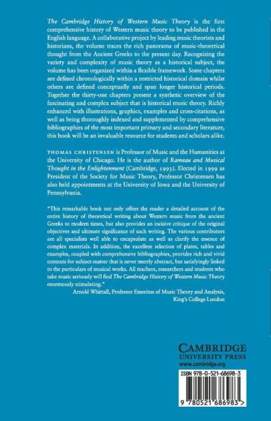 The Cambridge History of Western Music Theory