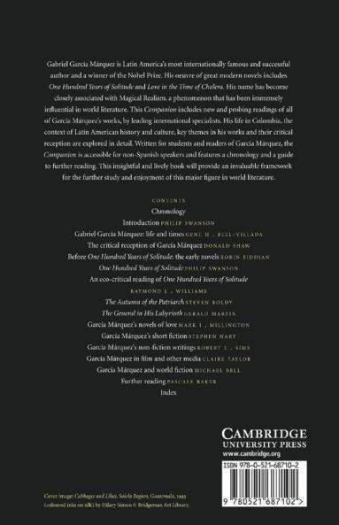 The Cambridge Companion to Gabriel Garcia Marquez