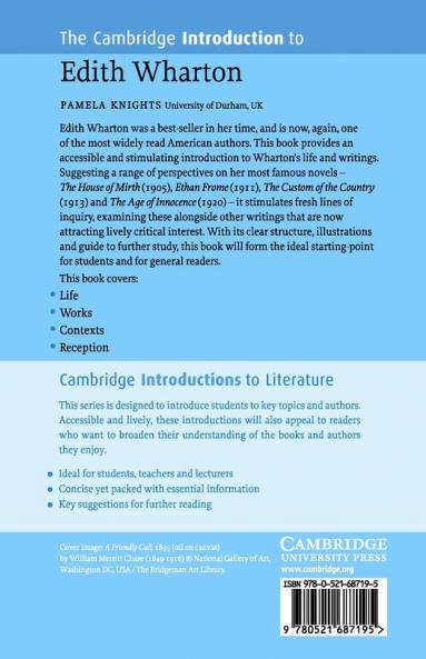 The Cambridge Introduction to Edith Wharton