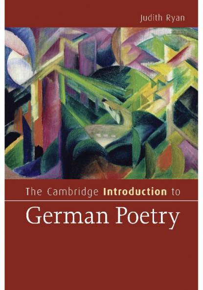 The Cambridge Introduction to German Poetry