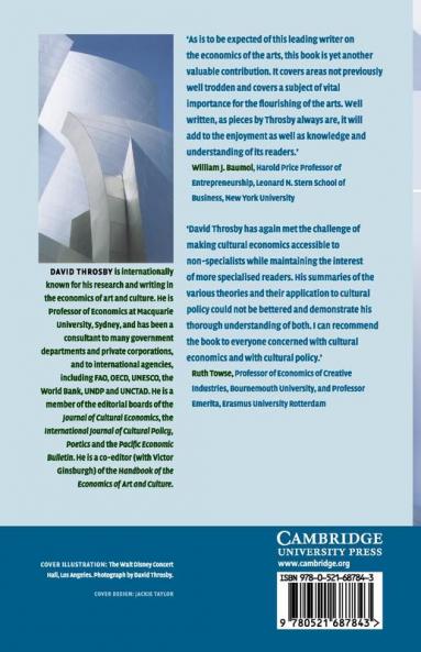 The Economics of Cultural Policy