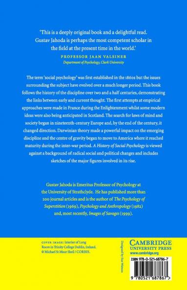 A History of Social Psychology