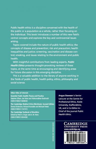 Public Health Ethics