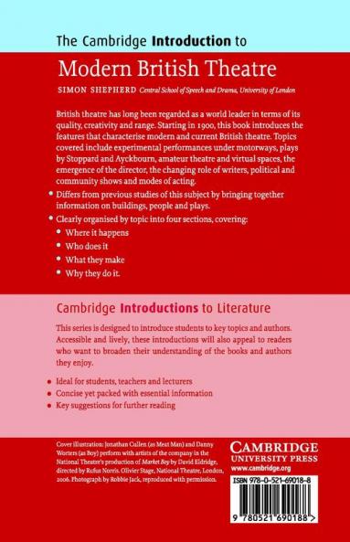 The Cambridge Introduction to Modern British Theatre