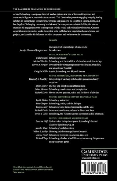 The Cambridge Companion to Schoenberg