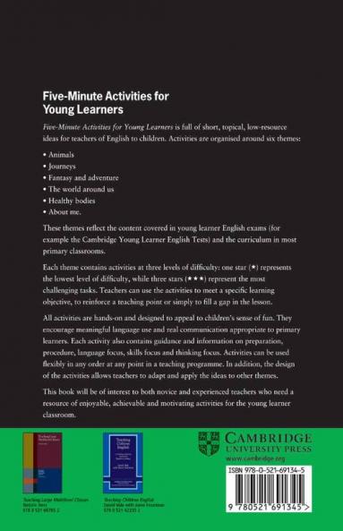 Five-Minute Activities for Young Learners