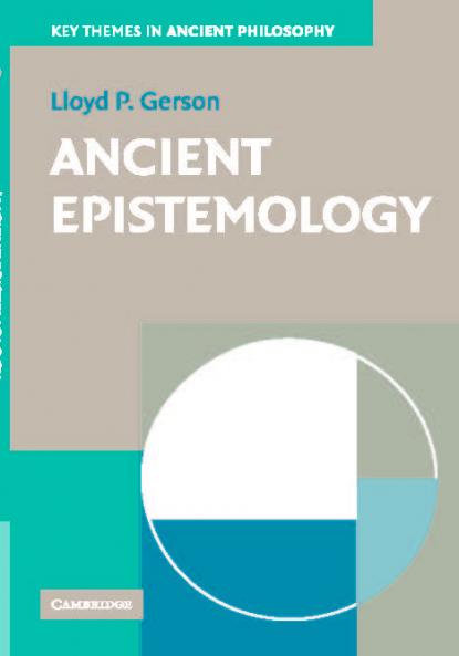 Ancient Epistemology