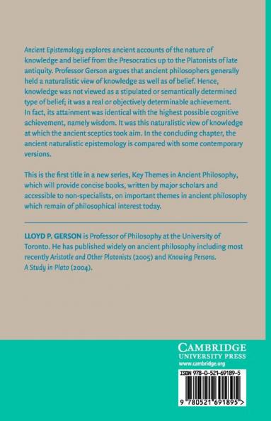 Ancient Epistemology