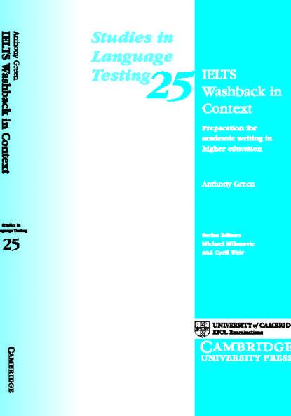 IELTS Washback in Context
