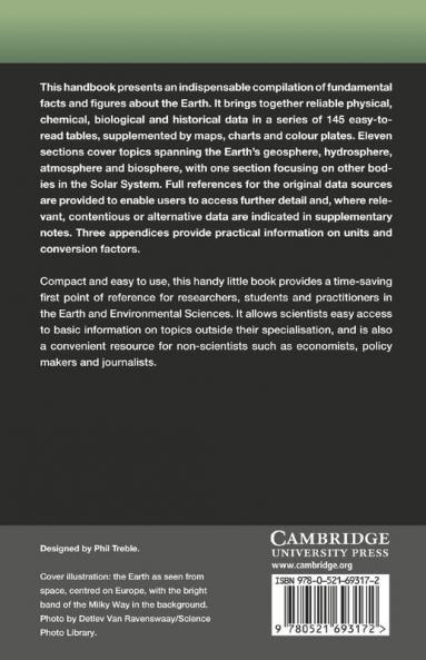 The Cambridge Handbook of Earth Science Data