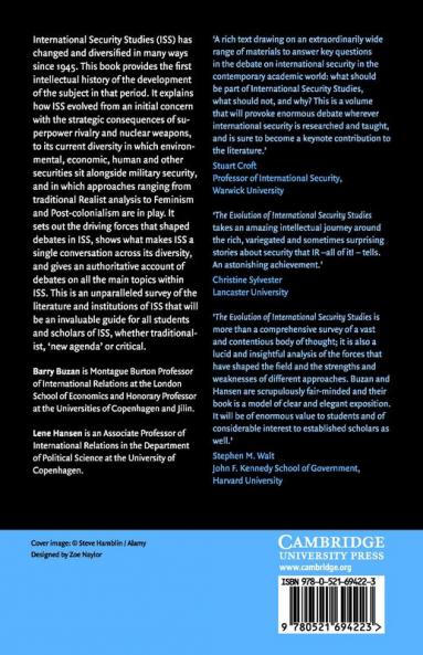 The Evolution of International Security Studies