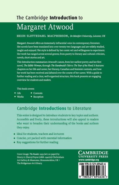 The Cambridge Introduction to Margaret Atwood