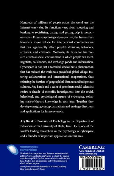 Psychological Aspects of Cyberspace