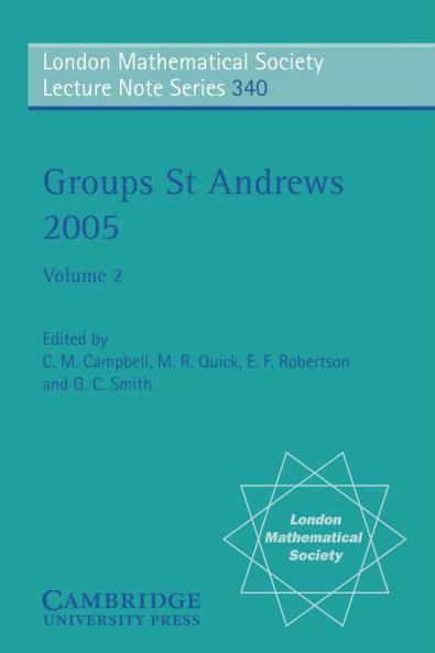 Groups St Andrews 2005