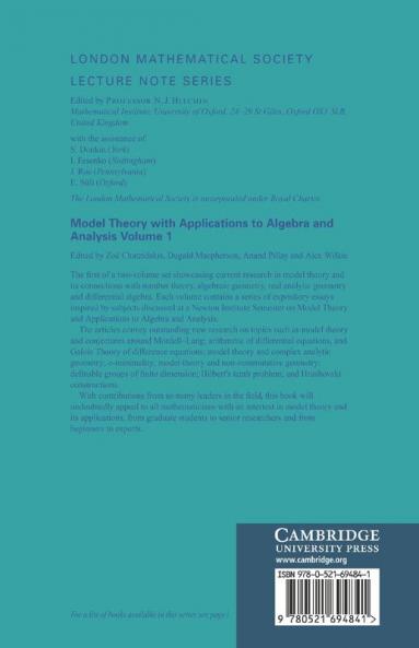 Model Theory with Applications to Algebra and Analysis