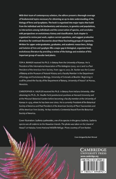 Biology and Evolution of Ferns and Lycophytes