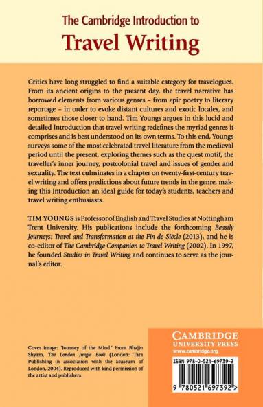 The Cambridge Introduction to Travel Writing