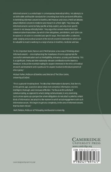 Rethinking Informed Consent in Bioethics
