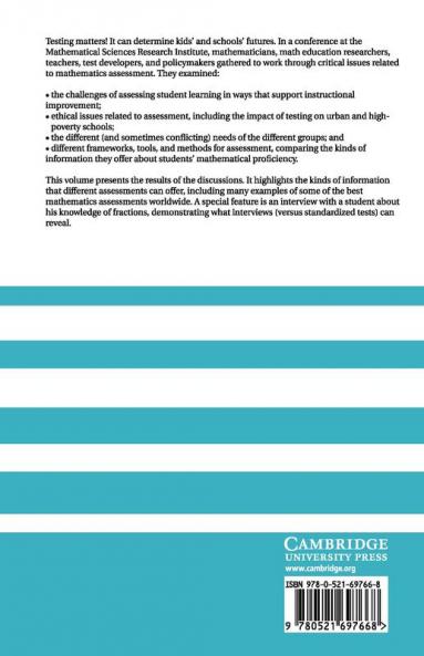 Assessing Mathematical Proficiency