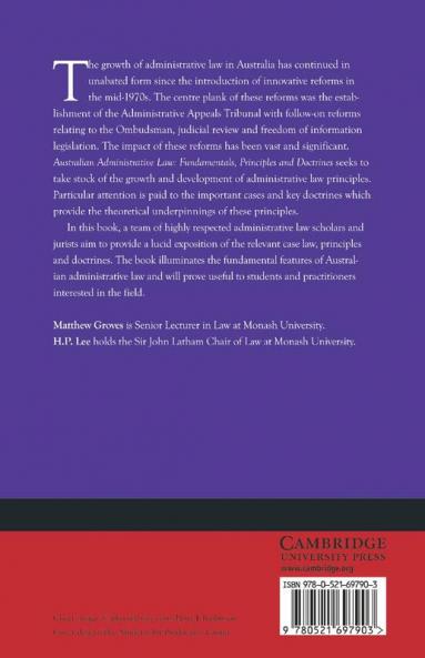 Australian Administrative Law