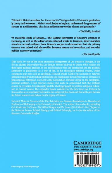 Leo Strauss and the Theologico-Political Problem