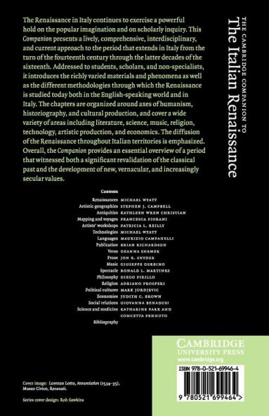 The Cambridge Companion to the Italian Renaissance