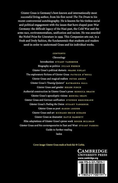 The Cambridge Companion to Günter Grass