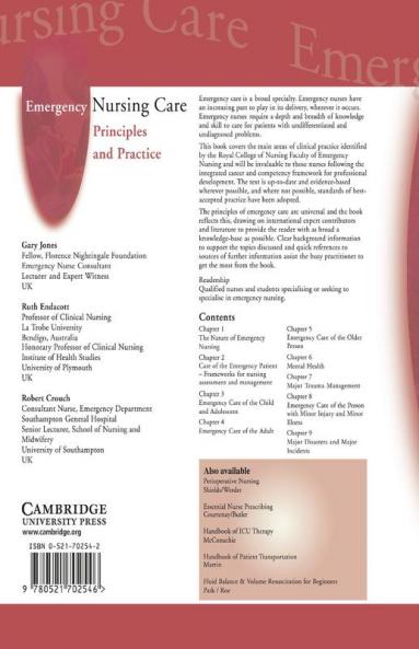 Emergency Nursing Care