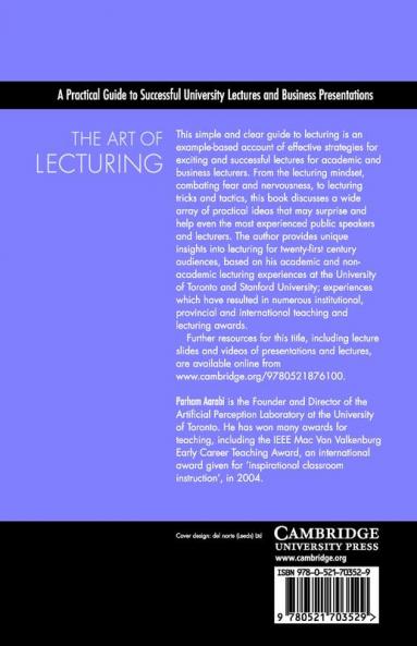 The Art of Lecturing