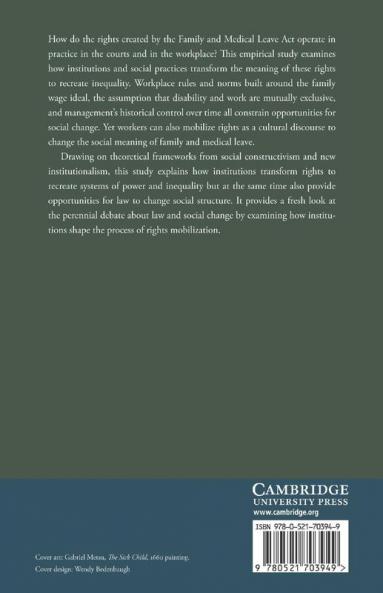 Institutional Inequality and the Mobilization of the Family and Medical Leave ACT
