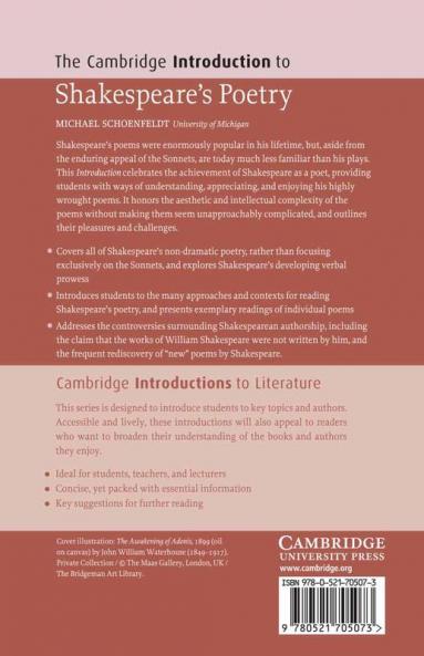 The Cambridge Introduction to Shakespeare's Poetry