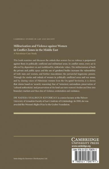Militarization and Violence Against Women in Conflict Zones in the Middle East