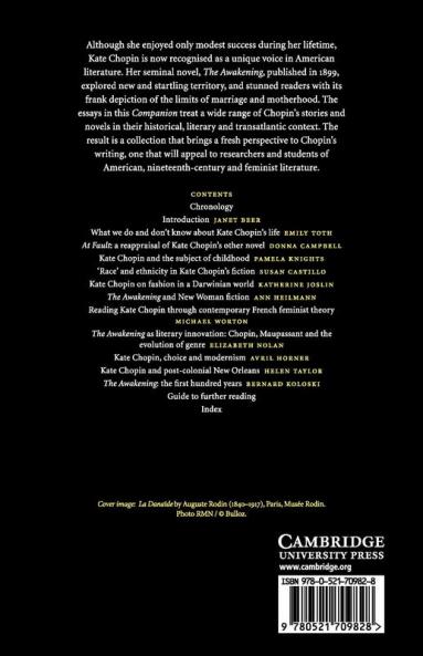 The Cambridge Companion to Kate Chopin