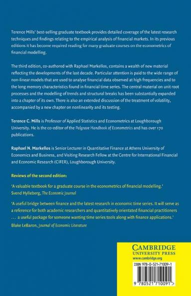 The Econometric Modelling of Financial Time Series