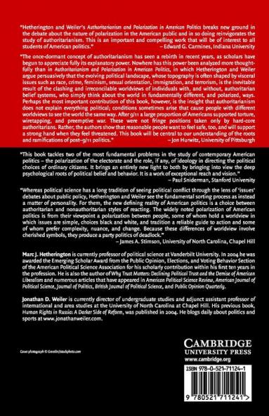 Authoritarianism and Polarization in American             Politics