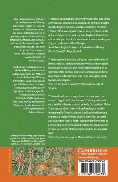 A Social History of England 900-1200
