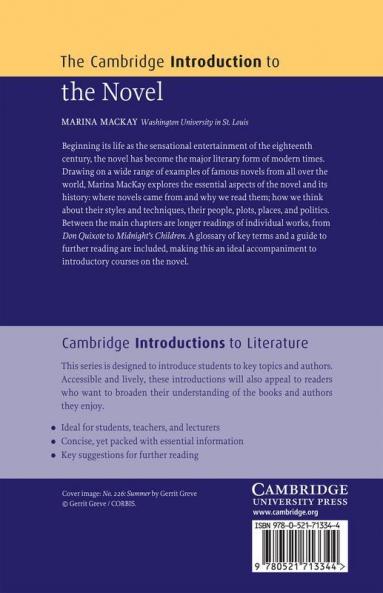 The Cambridge Introduction to the Novel