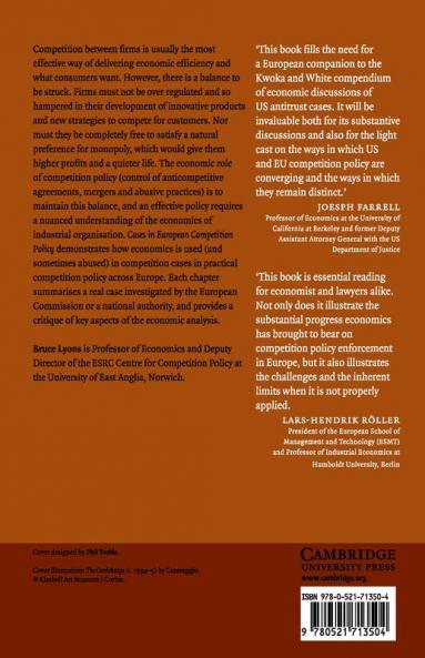 Cases in European Competition Policy