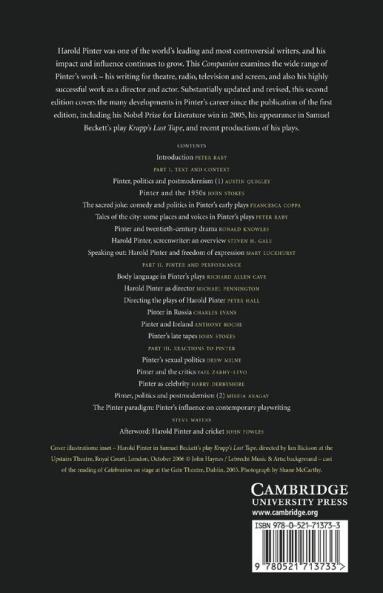 The Cambridge Companion to Harold Pinter