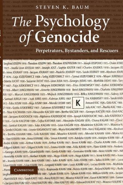 The Psychology of Genocide