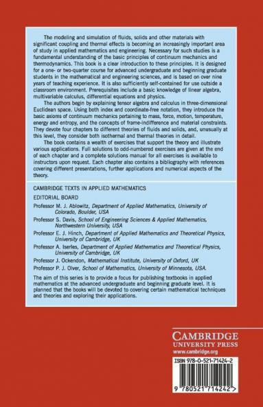 A First Course in Continuum Mechanics