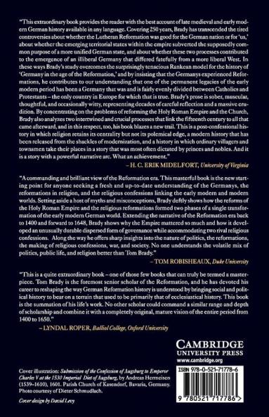German Histories in the Age of Reformations             1400-1650