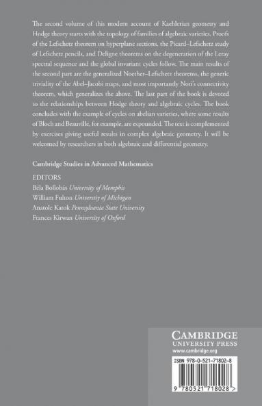 Hodge Theory and Complex Algebraic Geometry II